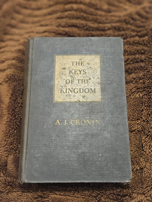 Vintage - The Keys of the Kingdom – A. J. Cronin – 1941 Little, Brown & Co. Hardcover Novel - Workshop & Study