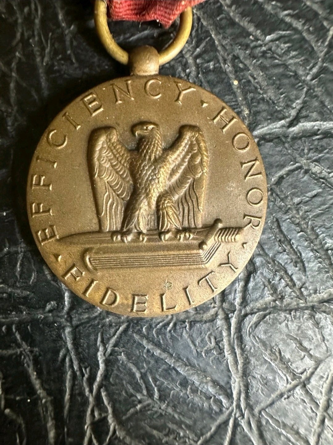 WWII U.S. Army Good Conduct Medal – Efficiency • Honor • Fidelity – Original WWII Era - Workshop & Study