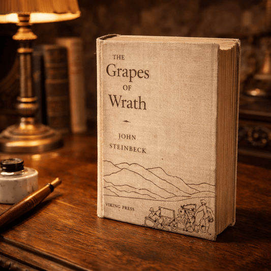 1939 The Grapes of Wrath by John Steinbeck – Early 7th Printing Viking Press Hardcover - Workshop & Study