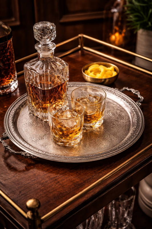 Vintage Silver Plated Serving Tray with Ornate Handles – Gorham YC7987 – Elegant Tea Tray Barware Decor